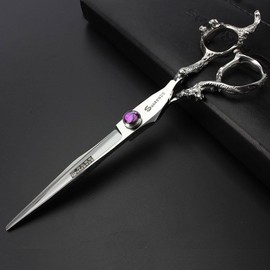 Barber Professional 6/7/7.5/8/9-inch high-end JP440c Barber Scissors Set Hair Scissors Set (8-in cutting scissors)