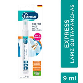 Dr. Beckmann, Lápiz Quitamanchas Express, para Todo Tipo de Fibras y Colores, para Viajar, para Oficina, Apto para Prendas Delicadas, Punta Lavable, Calidad Alemana, 9 ml