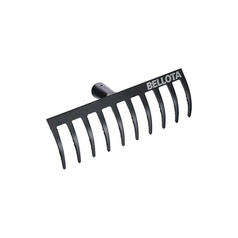 Bellota 951-10 - Gartenrechen mit 10 Zinken - Stahlkopf -
