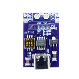 YMS PARTS 5V/9V/12V/15V/20V Fixed Output, USB PD/QC/AFC Compatible, Rapid Charging Trigger Module, Type-C Input, Dip Switch Type (2)