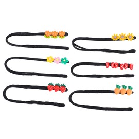 Beavorty 6PCS Twisting Hair Rods Set for Bun Making Hair Curling Tool for Women Lightweight Fabric Hairbands for Easy Styling in Home or Travel