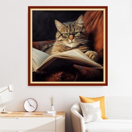 Disxvivy Cross Stitch Stamped Full Embroidery Kits DIY 11CT Cotton Thread Printed DIY Needlepoint Kits Craft Needlework Set Cross-Stitch Stamped Sets- (Artstyle16)