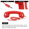 sourcing map 3.5mm Retro Telephone Handset Phone Telephone Receiver for