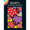 Hearts Stained Glass Coloring Book