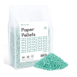 Niteangel Hamster Paper Pellets Bedding 1.8LB / 850g Small Aninam Bedding for Syrian Dwarf Hamsters Gerbils Mice Mouse Lemming Degus or other Small-Sized Pets (Moss Green)