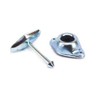 UNITED STATES HDW RV713C RV Plunger Door Holder with Replaceable Molded Rubber Socket, 3"