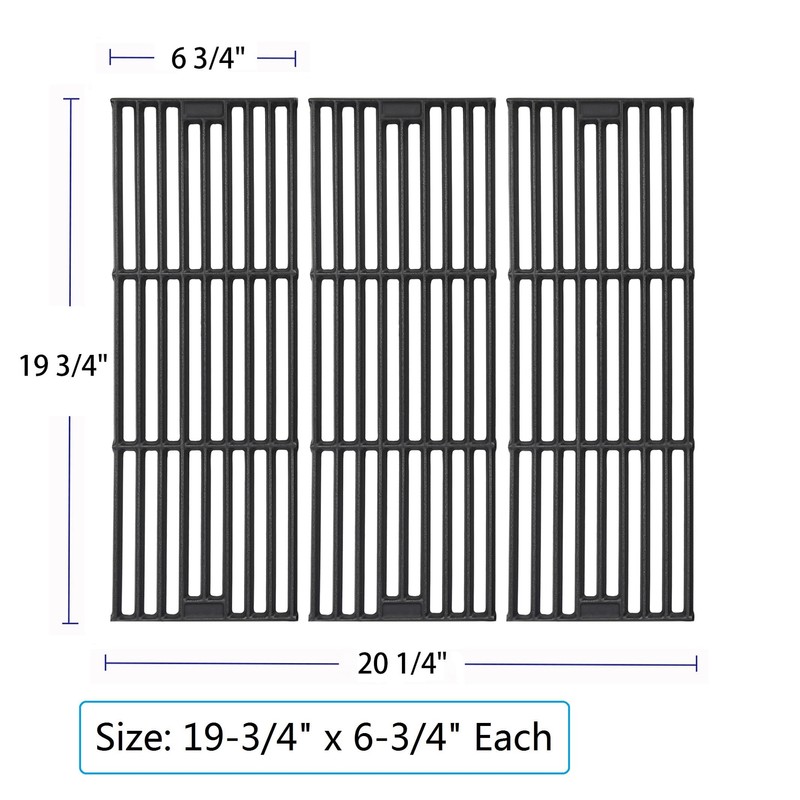 Leship 19 3/4" Grill Grates Replacement for Chargriller 3001, 5050,