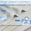 PHF Double Cooling Blanket Single Size for Hot Sleepers, Double