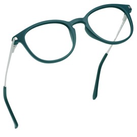 LifeArt Blue Light Blocking Glasses, Anti Eyestrain, Computer Reading Glasses, Gaming Glasses, TV Glasses for Women Men, Anti Glare (Blue, 2.50 Magnification)