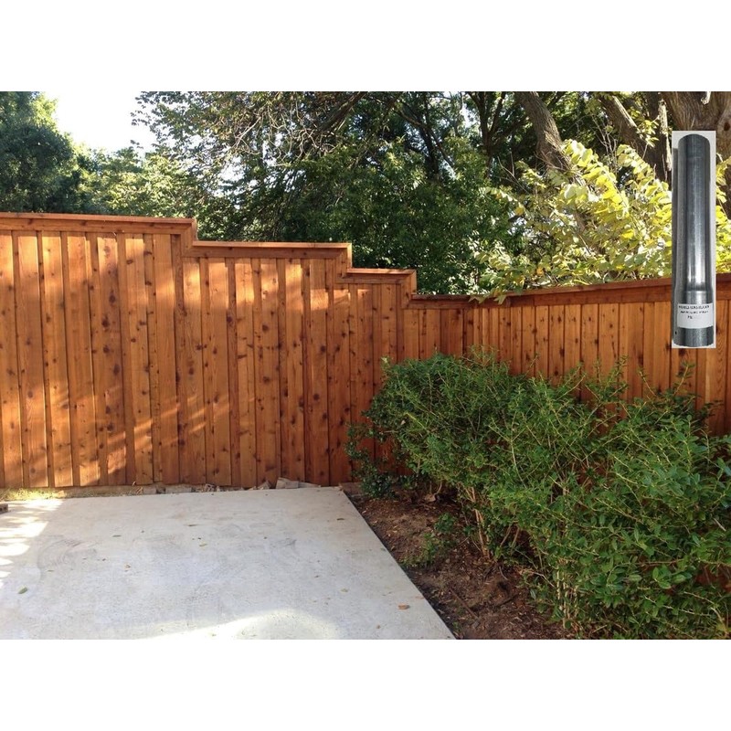 Fence Post Extender. Choose Color: Silver, Black, Green. Choose Size: