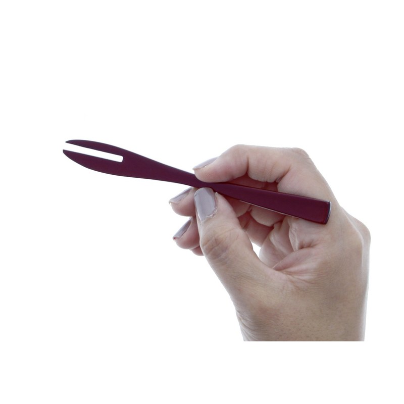 Ishida Japanese Confectionery Forks, Set of 5, Natural Wood