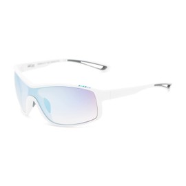 Foster Grant Sun Luv Embrace The Unknown Shield Sunglasses, Matte White, 55mm (10260197.COM)