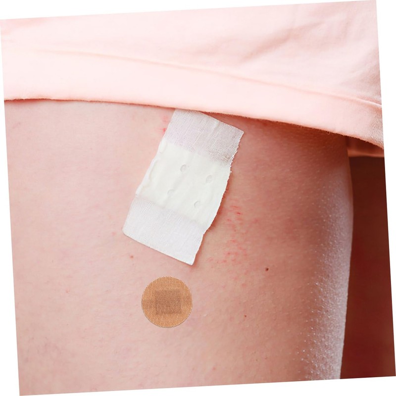 Ipetboom Scar Tape Magnetic Bandage Patches 50pcs Round Fingers Breathable