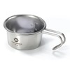 CAMPING MOON S-050 Camping Cup, Stainless Steel, Mini Shera Cup,