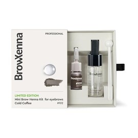 MINI Brow Henna Kit BrowXenna® + Base Hialurónica (102 Cold Coffee)