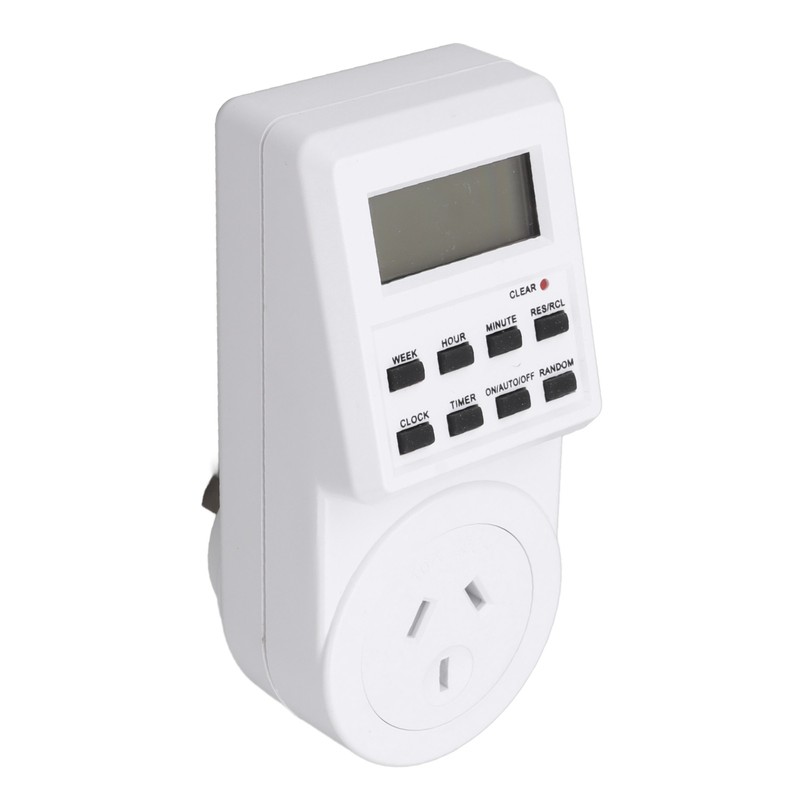 Indoor Mini Outlet Timer Digital Countdown Timer Outlet Indoor Timed