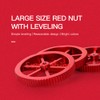 Super Print Heatbed Leveling Kit, 4PCS Hand Twist Leveling Nut,4PCS