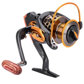 13+1 BB Salt Freshwater Metal Heavy Duty Lightweight Casting Spinning Fishing Reel (Black 3000)