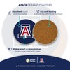Desert Cactus University of Arizona Ceramic Coasters 4 Pack UA
