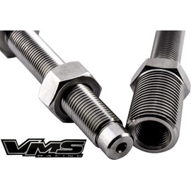 VMS RACING STAINLESS STEEL HD SOFTAIL Rear Adjustable Slam LOWERING KIT 1-2 inches 1” 2” Compatible with Harley Davidson Softail Blackline Breakout Cross Bones Night Train Rocker C 00-17 2000-2017