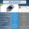 2 in 1 Wireless Adapter for CarPlay/Android Auto-Compatible with iOS
