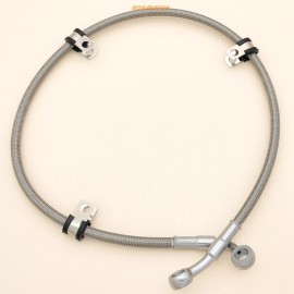R&C RH Rear Braided Brake Hose Line For Can-Am Outlander 570 T 570 2017 2018-2023