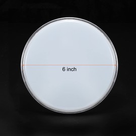 sourcing map 6 Inch Drum Head Drum Skin Sound Controlled PET Material, Beige