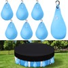 Hungdao 6 Pack Pool Cover Weights with Hooks 13.5 x