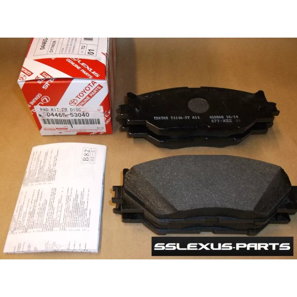 Lexus IS250 (2014-2015) (RWD/F-Sport) OEM FRONT BRAKE PADS / PAD