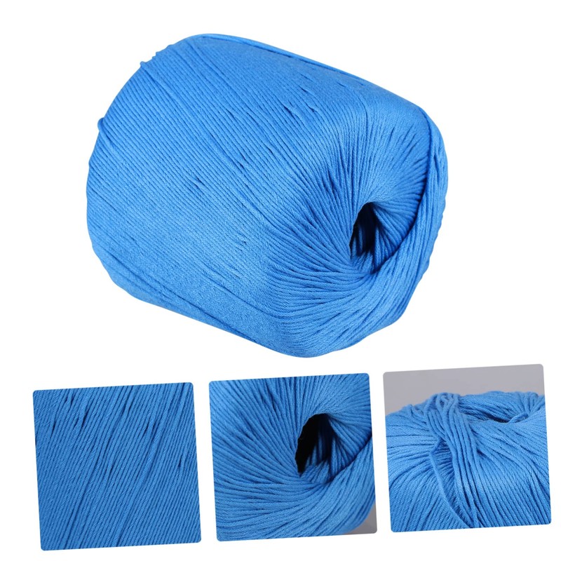 SHINEOFI Soft Cotton Thread 1 Roll DIY Rope Handmade Crochet