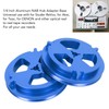 1 Pair 1/4 Inch NAB Hub Optical Shaft Adapter Aluminum