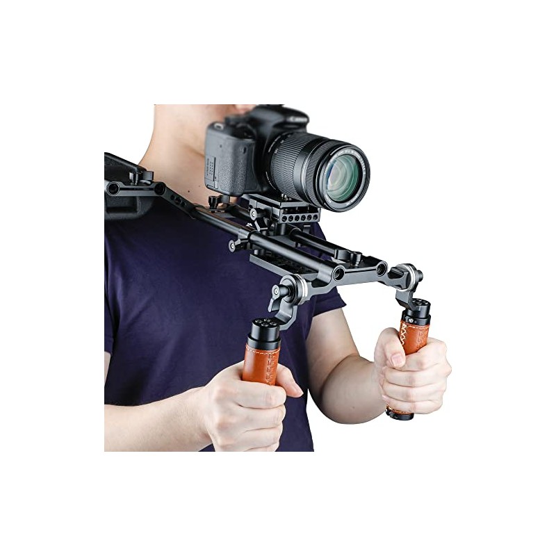 CAMVATE Rosette Handgriffe für 15 mm Rod Clamp Schienenblock DSLR