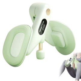 Oberschenkeltrainer, Beckenbodentrainer Für Frau, Trainingsgerät Für Weibliches Gesäß Mit Intelligenter Zähl (Grün)