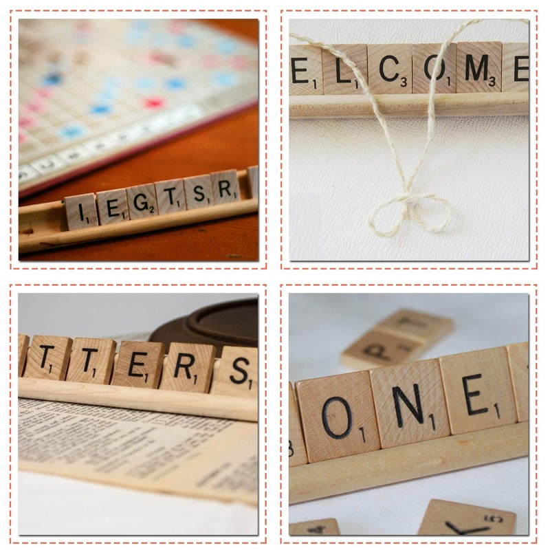 WedDecor 36cm Wooden Rack Letter Tile Stand Holder Replacement Piece