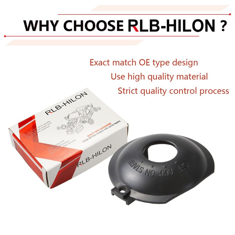 RLB-HILON Ignition Lock Cylinder Switch Bezel Cover Compatible with Chevy