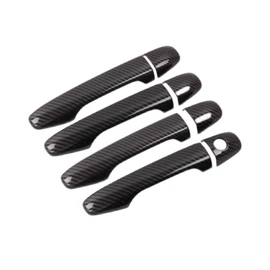 TLIFORT Exterior Door Handle Cover Trims for Subaru Accessories WRX WRX STI 2015-2021, XV Crosstrek 2013-2017, for Forester 2013-2018, for Outback 2015-2025, ABS Carbon Fiber