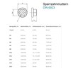 Flange Nuts Stainless Steel A2 DIN 6923 Flange Nut with