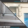 2 Pack Sliding Patio Door Foot Kick Lock, A Secondary
