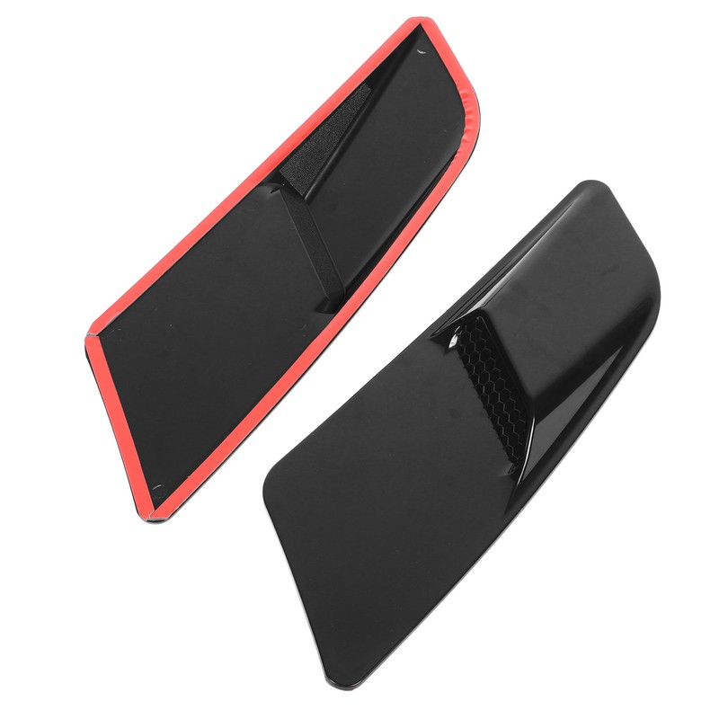2 Pcs Engine Bonnet Air Vent Cover Front Bonnet Decoration