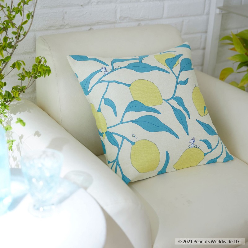 Suminoe P040C Cushion Cover, Yellow, 17.7 x 17.7 inches (45