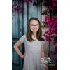 Kate 10x10ft Microfiber Blue Wood Door Photography Backdrops Spring Scene