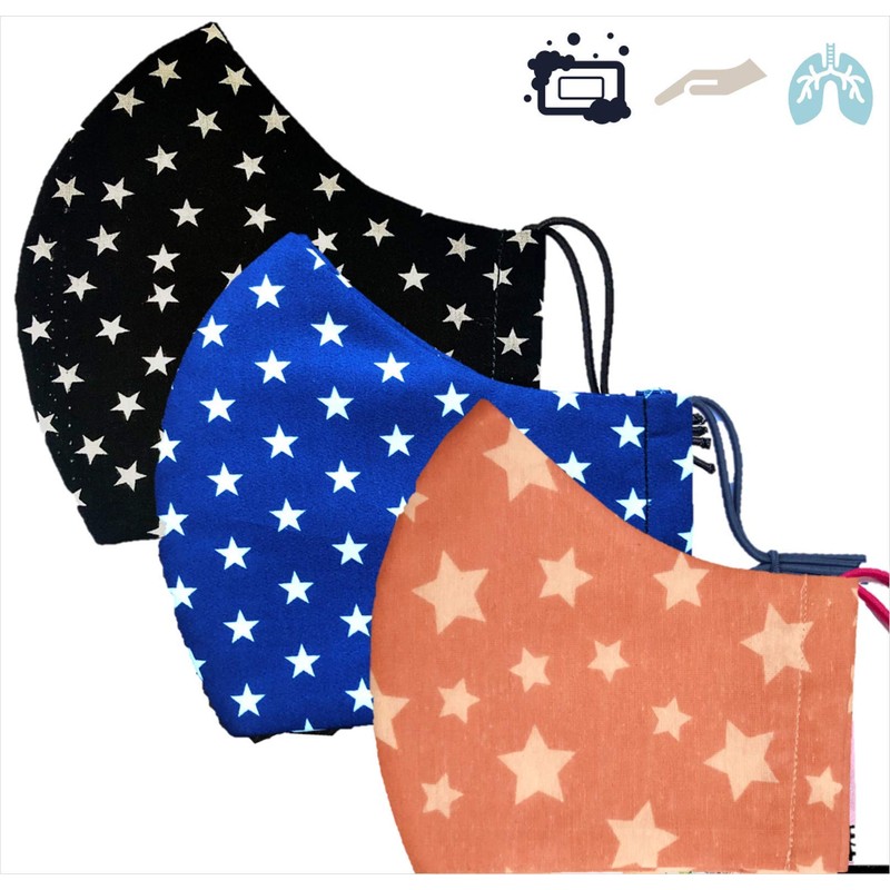 Handmade fashion face mask - reusable - washable - 4