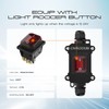 CNAODUN Waterproof Inline Cord Switch 12V DC 20A On Off