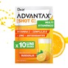 ADVANTAX SHOT C Vitaminas Complejo B Antioxidantes Zinc Sabor Naranja
