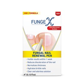 FungeX Nail Renewal Pen | Reduces Discoloration of the Nail | Normalizes Toenail Thickness | Hydrates Brittle Nails with Clear and Odorless Solution