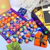 36 Pack Galaxy Slime Balls for Kids - Stretchy, Non-Sticky,