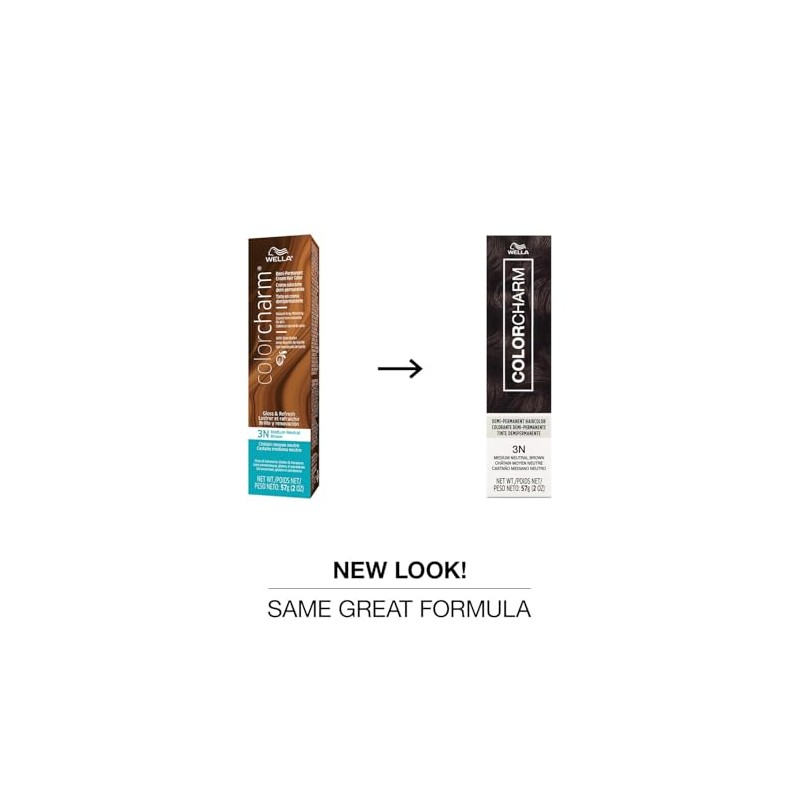 Wella colorcharm Demi-Permanent 3N Medium Neutral Brown 2 oz