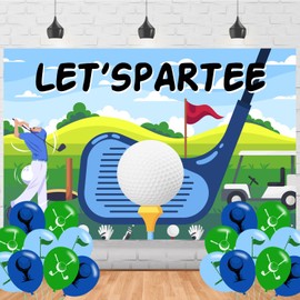 Golf Party Decorations Golf Decorations Friendsgiving Balloons Banner Golf Balloons for Let's Par-Tee Banner Golf Party Supplies