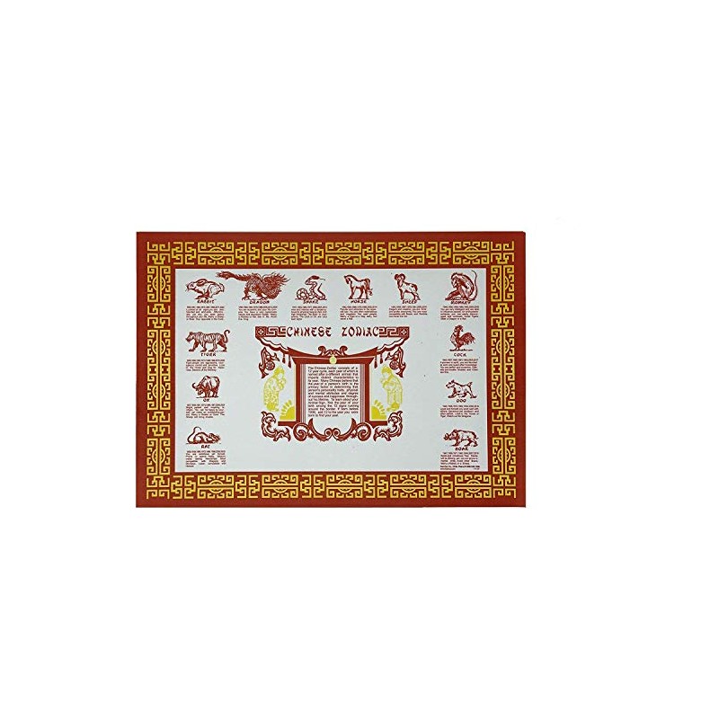 Chinese Zodiac Paper Placemats (50)