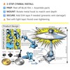 Car Cymbal Air Vent Mini Drum Crash Cymbal For Car